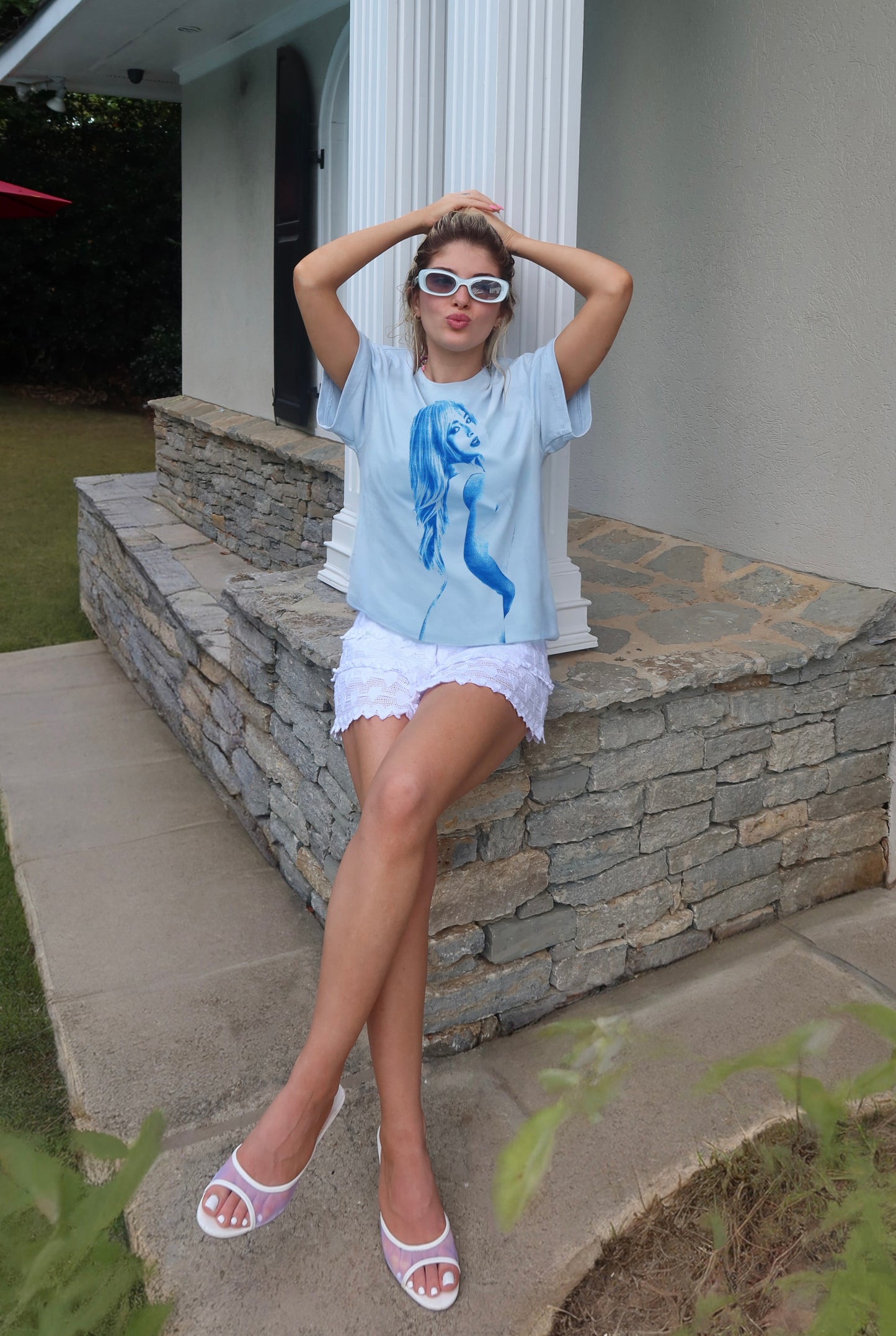 The Blue Donya Tee